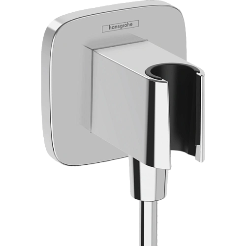Шланговое подключение Hansgrohe FixFit Porter Q с держателем для душа 26887000, хром Шланговое подключение Hansgrohe FixFit Porter Q с держателем для душа 26887000, хром