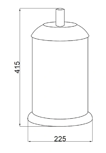 Корзина для мусора Boheme Murano 10914-W-CR Корзина для мусора Boheme Murano 10914-W-CR