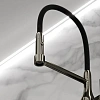 Смеситель для кухни Sancos Pride SC4011GG с гибким изливом, вороненая сталь Смеситель для кухни Sancos Pride SC4011GG с гибким изливом, вороненая сталь