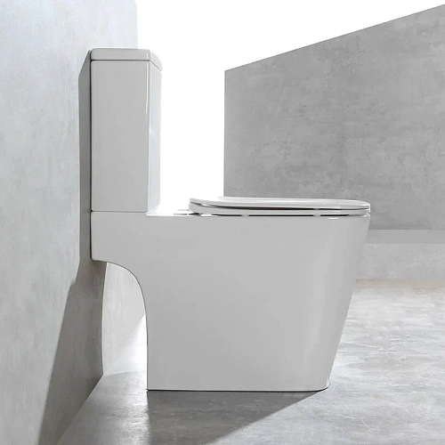 Унитаз напольный Vincea Hope VT2-201, цвет белый, ультратонкое сиденье soft-close, P-trap Унитаз напольный Vincea Hope VT2-201, цвет белый, ультратонкое сиденье soft-close, P-trap