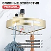Полка Raglo R340.01.03 угловая 205x205x55мм сатин золотой Полка Raglo R340.01.03 угловая 205x205x55мм сатин золотой