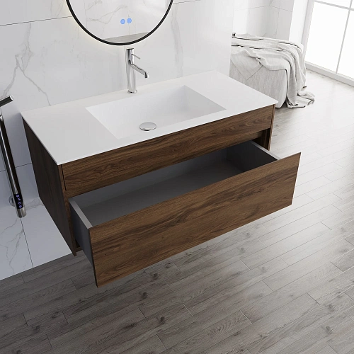 Тумба под раковину Vincea Chiara 1000 VMC-2C100CO подвесная, C.Oak Тумба под раковину Vincea Chiara 1000 VMC-2C100CO подвесная, C.Oak