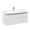Картинка анонса товара «тумба под раковину villeroy &amp; boch subway 3.0 с подсветкой brilliant white / brilliant white c569l0v c569l0ve»