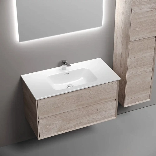 Тумба под раковину Sancos Marmi 2.0 MR2.090EG 890х445х520 дуб галифакс натуральный, подвесная Тумба под раковину Sancos Marmi 2.0 MR2.090EG 890х445х520 дуб галифакс натуральный, подвесная