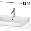 Столешница Duravit Happy D.2 Plus HP031KL8080 130 см графит Столешница Duravit Happy D.2 Plus HP031KL8080 130 см графит