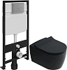 Комплект Унитаз подвесной STWORKI Ноттвиль SETK3104-2616 безободковый, с микролифтом, черный + Систе 587700 Комплект Унитаз подвесной STWORKI Ноттвиль SETK3104-2616 безободковый, с микролифтом, черный + Систе 587700