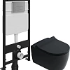 Комплект Унитаз подвесной STWORKI Ноттвиль SETK3104-2616 безободковый, с микролифтом, черный + Систе 587700 Комплект Унитаз подвесной STWORKI Ноттвиль SETK3104-2616 безободковый, с микролифтом, черный + Систе 587700