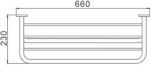 Полотенцедержатель Haiba HB804 Полотенцедержатель Haiba HB804