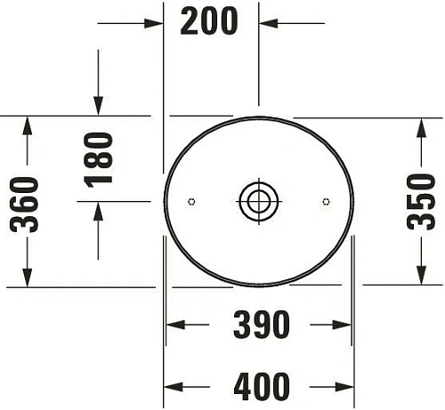 Раковина Duravit Cape Cod 2328400000 Раковина Duravit Cape Cod 2328400000