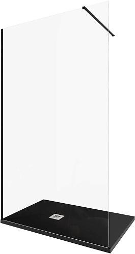 Душевая перегородка Allen Brau Infinity 1 120 3.21021.BBA черный брашированный Душевая перегородка Allen Brau Infinity 1 120 3.21021.BBA черный брашированный