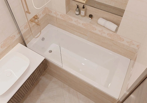 Акриловая ванна Aquatek Калибри 180x80 прямоугольная, без каркаса и экрана KL180-0000001 Акриловая ванна Aquatek Калибри 180x80 прямоугольная, без каркаса и экрана KL180-0000001