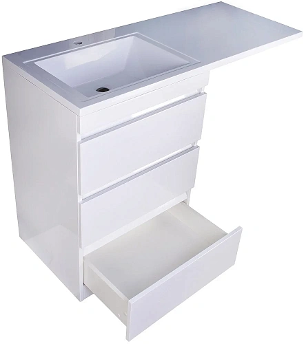 Тумба под раковину Style Line Даллас 120 (3 ящ.) Люкс белая, PLUS СС-00002272 Тумба под раковину Style Line Даллас 120 (3 ящ.) Люкс белая, PLUS СС-00002272