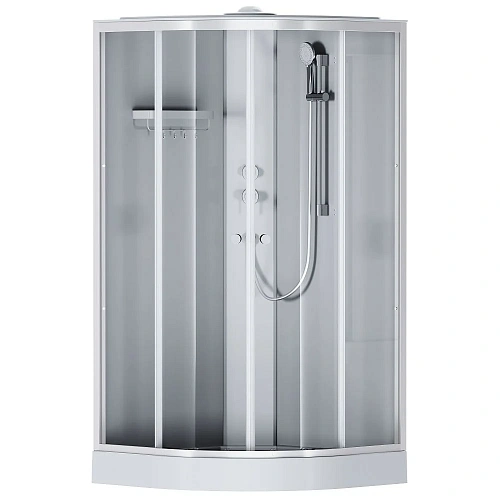 Душевая кабина AM.PM X-Joy W94C-401-100MT 100x100, четверть круга, профиль хром матовый, стекло прозрачное Душевая кабина AM.PM X-Joy W94C-401-100MT 100x100, четверть круга, профиль хром матовый, стекло прозрачное