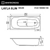 Акриловая ванна WHITECROSS Layla Slim 180x80 акрил 0122.180080.100 Акриловая ванна WHITECROSS Layla Slim 180x80 акрил 0122.180080.100