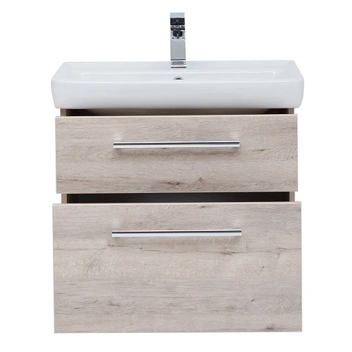 Тумба под раковину DREJA Q MAX, 80 см, подвесная, 2 ящика, дуб кантри 77.0008D Тумба под раковину DREJA Q MAX, 80 см, подвесная, 2 ящика, дуб кантри 77.0008D