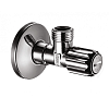 Картинка анонса товара «вентиль угловой hansgrohe с микрофильтром, хром 13904000»