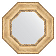 Зеркало в багетной раме Evoform Octagon, BY 3670, 63 x 63 см, состаренное серебро с орнаментом Зеркало в багетной раме Evoform Octagon, BY 3670, 63 x 63 см, состаренное серебро с орнаментом