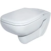Унитаз подвесной Duravit D-Code 45700900A1 Rimless, с сиденьем микролифт Унитаз подвесной Duravit D-Code 45700900A1 Rimless, с сиденьем микролифт