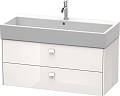 Тумба под раковину Duravit Brioso BR415602222 подвесная 98 см белый глянцевый Тумба под раковину Duravit Brioso BR415602222 подвесная 98 см белый глянцевый