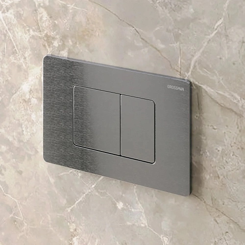 Клавиша смыва GROSSMAN Classic 700.K31.04.42M.42M графит сатиновый Клавиша смыва GROSSMAN Classic 700.K31.04.42M.42M графит сатиновый