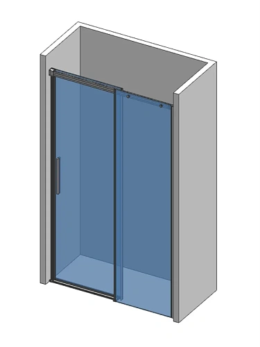 Душевая дверь AQUAme AQM4803-10 1000x1950мм стекло 8мм, цвет профиля хром Душевая дверь AQUAme AQM4803-10 1000x1950мм стекло 8мм, цвет профиля хром