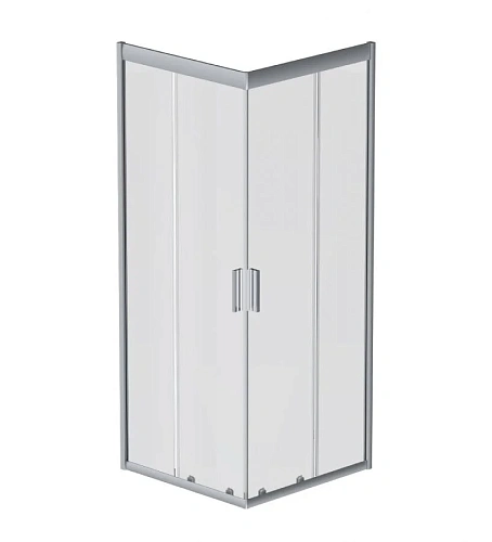 Душевой уголок AM.PM Gem W90G-403-090MT 90х90 квадрат, стекло прозрачное, профиль серебро матовое Душевой уголок AM.PM Gem W90G-403-090MT 90х90 квадрат, стекло прозрачное, профиль серебро матовое