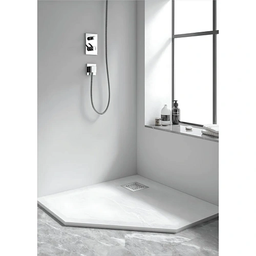 Душевой поддон STONE TRAY-W трапеция 14155099-01-11 Душевой поддон STONE TRAY-W трапеция 14155099-01-11