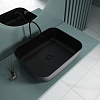 Картинка анонса товара «раковина esbano astanes-n (esrnastanmb) накладная matt black 500x400x140»