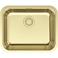 Кухонная мойка Paulmark VELLO 53 UN VE53-LG, светлое золото, 533х433мм Кухонная мойка Paulmark VELLO 53 UN VE53-LG, светлое золото, 533х433мм