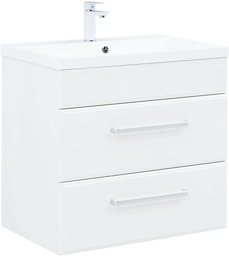 Тумба под раковину Aquanet Лукка 75 белый 00302397 напольная/подвесная Тумба под раковину Aquanet Лукка 75 белый 00302397 напольная/подвесная