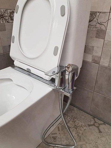 Гигиенический душ Orange Sofi M43-831cr для установки на унитаз, хром Гигиенический душ Orange Sofi M43-831cr для установки на унитаз, хром