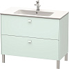 Картинка анонса товара «тумба под раковину duravit brioso br440300909 напольная 129 см светло-голубой»