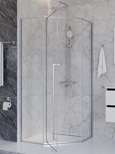 Душевой уголок CEZARES PLANE-P-1-90-C-CR 90x90 см Душевой уголок CEZARES PLANE-P-1-90-C-CR 90x90 см