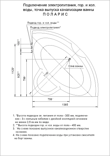 Акриловая ванна Aquatek Поларис-1 140x140 угловая, универсальная, с каркасом POL1-0000004 Акриловая ванна Aquatek Поларис-1 140x140 угловая, универсальная, с каркасом POL1-0000004