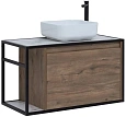 Тумба под раковину Aquanet Nova Lite Loft 90 R дуб рустикальный 00261659 Тумба под раковину Aquanet Nova Lite Loft 90 R дуб рустикальный 00261659