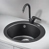 Кухонная мойка Granula 4801, ШВАРЦ (чёрный металлик), кварц 475 Кухонная мойка Granula 4801, ШВАРЦ (чёрный металлик), кварц 475