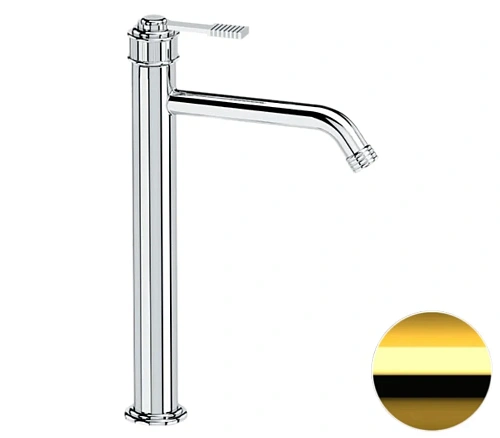 Смеситель для раковины Remer Atelier AL11LXLDO, золото глянцевое Смеситель для раковины Remer Atelier AL11LXLDO, золото глянцевое