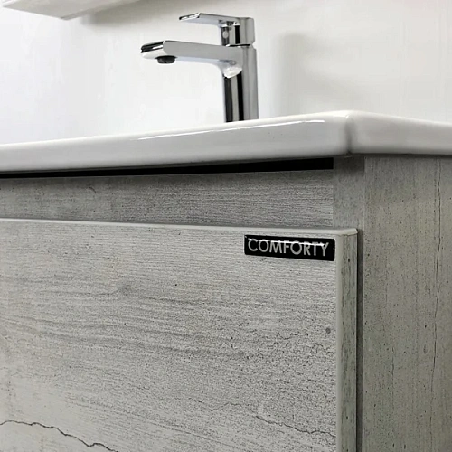 Тумба с раковиной Comforty Верона 75 00004137102 дуб белый раковина Comforty 75Е Тумба с раковиной Comforty Верона 75 00004137102 дуб белый раковина Comforty 75Е