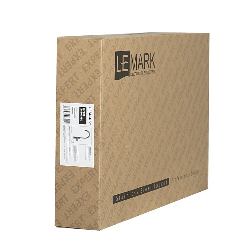 Смеситель для кухни Lemark Expert LM5079BL с поворотным изливом, черный нано Смеситель для кухни Lemark Expert LM5079BL с поворотным изливом, черный нано