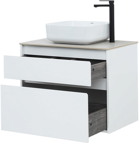 Тумба под раковину Aquanet Nova Lite 75 белый (2 ящика) 00242272 Тумба под раковину Aquanet Nova Lite 75 белый (2 ящика) 00242272