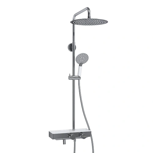 Душевая система WasserKRAFT A113.116.058.CH Thermo с термостатом хром Душевая система WasserKRAFT A113.116.058.CH Thermo с термостатом хром