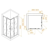 Душевой уголок RGW PA-39 900x900 мм 03083999-11 хром Easy Clean Душевой уголок RGW PA-39 900x900 мм 03083999-11 хром Easy Clean