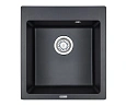 Кухонная мойка Granula 4651, ШВАРЦ (чёрный металлик), кварц 465x510 Кухонная мойка Granula 4651, ШВАРЦ (чёрный металлик), кварц 465x510