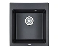 Кухонная мойка Granula 4651, ШВАРЦ (чёрный металлик), кварц 465x510 Кухонная мойка Granula 4651, ШВАРЦ (чёрный металлик), кварц 465x510