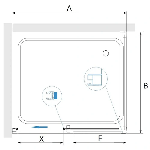 Душевой уголок RGW PA-76 (PA-016 + Z-050-2) 1200x700 мм 35087627-11 хром Easy Clean Душевой уголок RGW PA-76 (PA-016 + Z-050-2) 1200x700 мм 35087627-11 хром Easy Clean