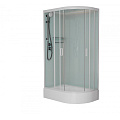 Душевая кабина Frank F412/1L левосторонняя White белый профиль 120x80 127009 Душевая кабина Frank F412/1L левосторонняя White белый профиль 120x80 127009