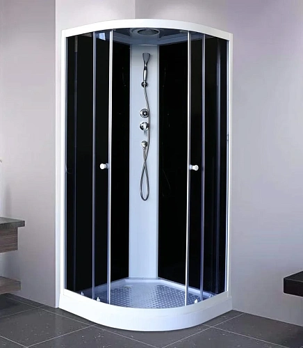 Душевая кабина Parly EC931 900x900 профиль белый, стекло тонированное Душевая кабина Parly EC931 900x900 профиль белый, стекло тонированное