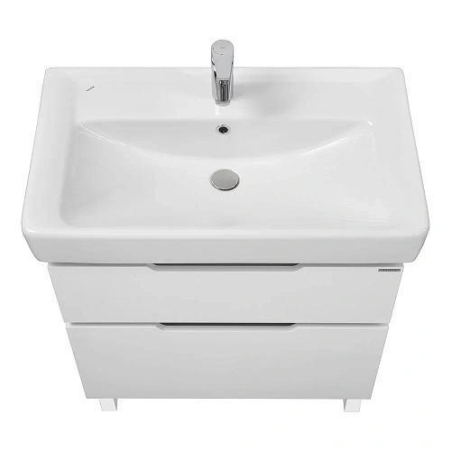 Тумба под раковину Aquaton Дакота 80 белая, выбеленное дерево 1A202901DAAY0 Тумба под раковину Aquaton Дакота 80 белая, выбеленное дерево 1A202901DAAY0