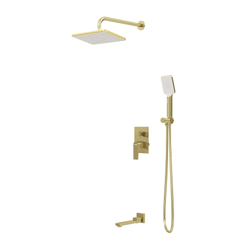 Душевая система GROSSMAN Classic 501.K35.04.320 скрытого монтажа золото сатиновый Душевая система GROSSMAN Classic 501.K35.04.320 скрытого монтажа золото сатиновый