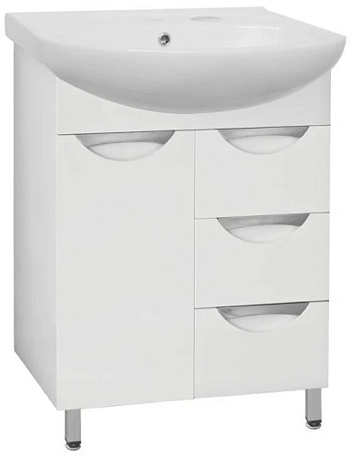 Тумба под раковину Style Line Жасмин 65 (3 ящ.) ЛС-00000035 Тумба под раковину Style Line Жасмин 65 (3 ящ.) ЛС-00000035